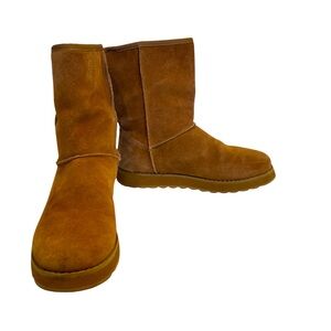 Skechers “First Flurry” Water Repellent Boots, Size 8, Color: Chestnut